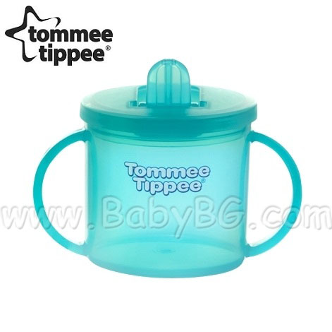 Tommee Tippee - ���� � ������ First Cup 4+ ������ Blue