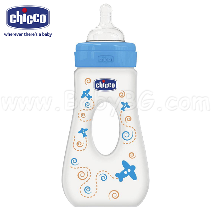 Chicco 75725.21 ���� ��� ��������� ������� 240ml. Blue