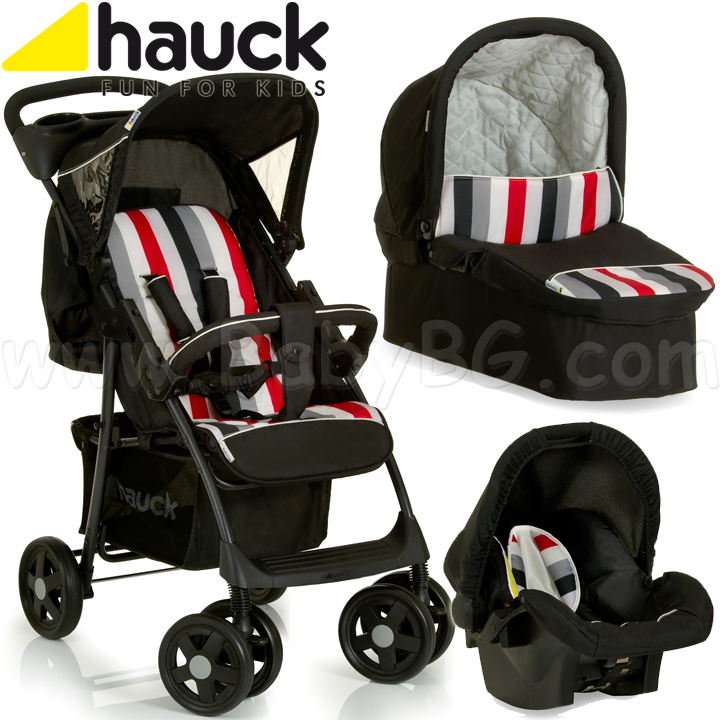 Hauck ����������� ������� Shopper Trio Set Rainbow/Black 153178
