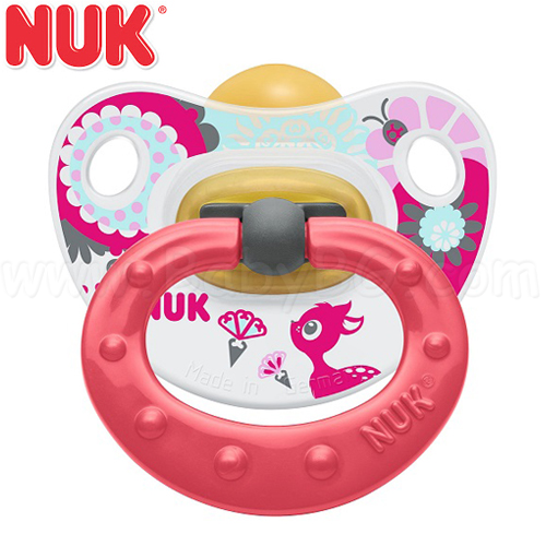 Nuk - ��������� ������ Happy Kids 0%BPA Pink
